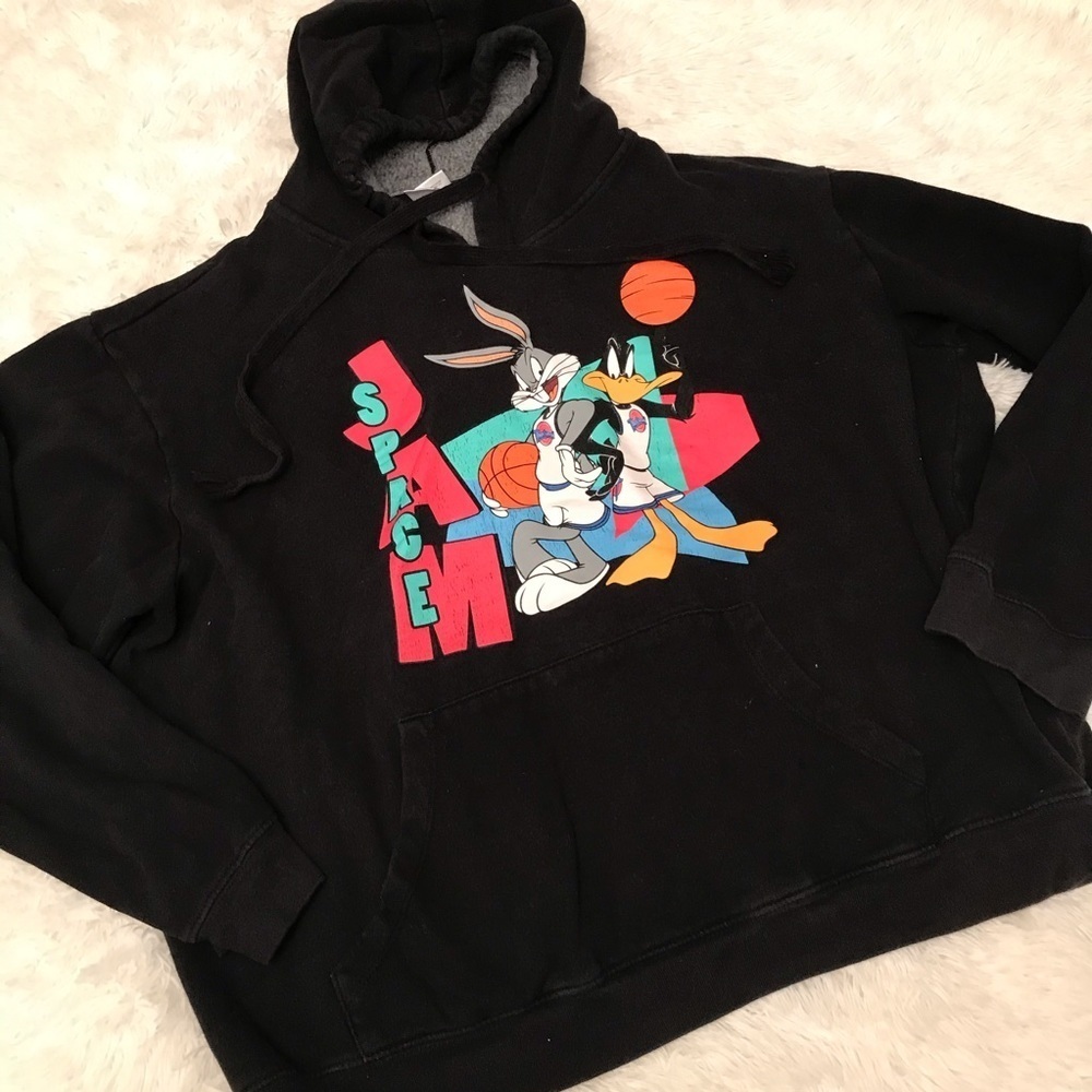 SPACE JAM black oversized sweatshirt